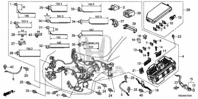 Wire Harness (1) for 2012 Honda Civic #0