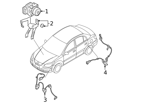 Anti-Lock Brakes for 2011 Hyundai Accent #0