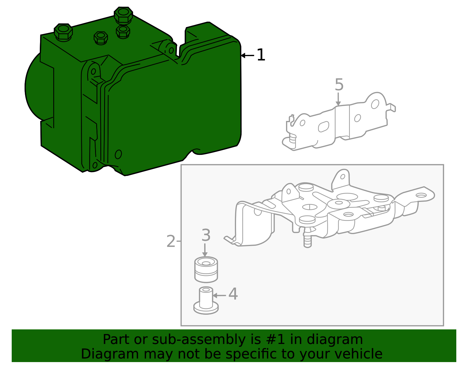 2024-2025 Toyota Land Cruiser ABS Hydraulic Assembly 44050-60J00