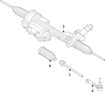 32105A3AD84 - Steering: Rack And Pinion Assembly for BMW: 540i Image