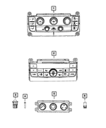 55111235AI - Air Conditioners and Heaters: A/c And Heater Control for Mopar Image