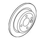 34116858071 - : Disc Brake Rotor Front for Mini: Cooper Image