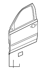 25847194 - Body: Door Shell for Pontiac: G6 Image