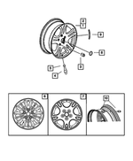 XD26PAKAC - Wheels, Covers and Jacks: Aluminum Wheel for Mopar Image