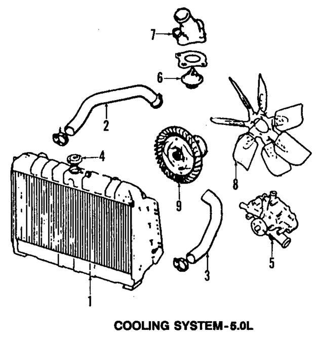 J3238509 - Belts &amp; Cooling: Engine Coolant Thermostat Housing for Mopar Image