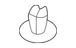 B45A56146A - Body: Bumper Cover Clip for Mazda Image