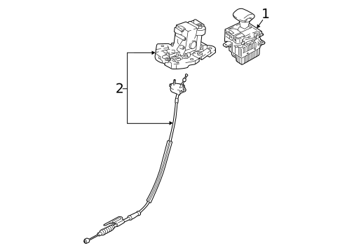 Gear Shift Control for 2020 Kia Stinger #0