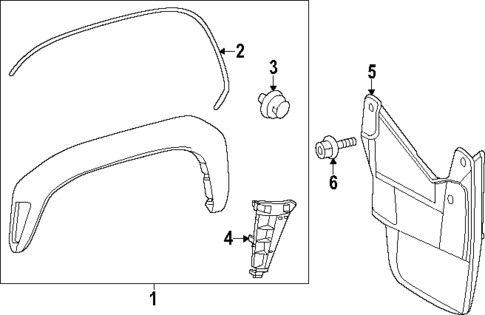 Exterior Trim - Fender for 2025 Toyota Tacoma #0