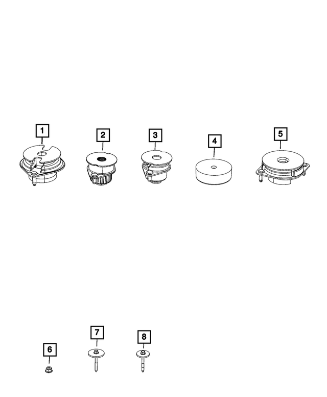52122532AB - : Mass Damper for Ram: 1500, 1500 Classic, 2500 Image