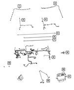 68148257AD - Electrical: Jumper Cable for Ram: 1500, 1500 Classic, 2500, 3500 Image