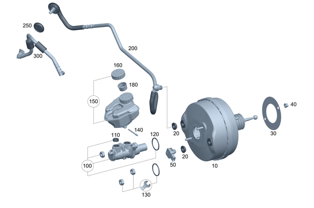 827164 - Brake System: Nut for Mercedes-Benz Image image
