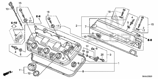 Cylinder Head Cover for 2014 Acura TL #0
