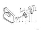 11287636378 - Engine: Ribbed V-Belt for BMW Image