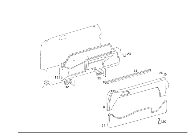 1249886778 - Windows: Turn Retainer, Fastener for Mercedes-Benz Image image