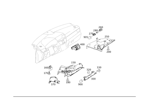Instrument Panel Detachable Parts for 2014 Mercedes-Benz E63 AMG #0