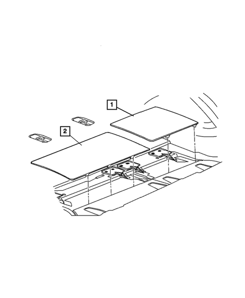 Carpet and Tonneau Cover for 2006 Dodge Caravan #1