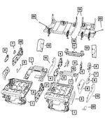 1CW281K2AA - : Passenger Outboard Shield for Chrysler: PT Cruiser Image