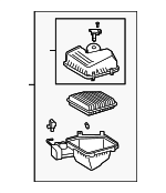 1770031741 - : Air Cleaner Assembly for Lexus: ES350 Image