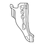 7C3Z2502038A - Body: Cowl Side Panel for Ford: F-250 Super Duty, F-350 Super Duty, F-450 Super Duty, F-550 Super Duty Image