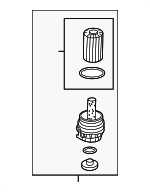 156500S010 - Engine: Filter Assembly for Toyota: Land Cruiser, Sequoia, Tundra Image