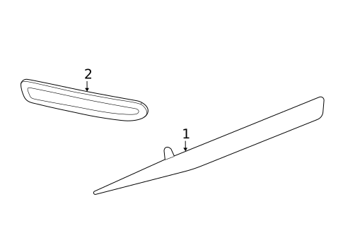 Reflector for 2023 Porsche Taycan #0