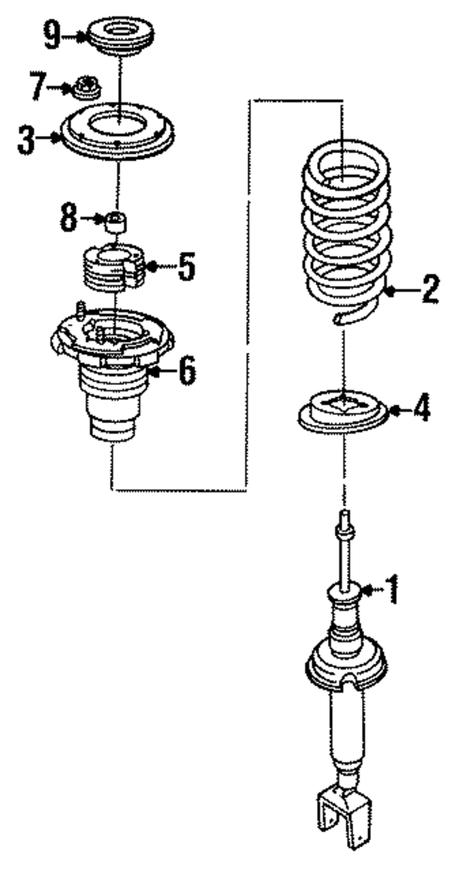 FD0128700E - : Suspension Shock Absorber for Mazda Image