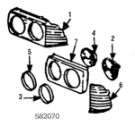 28201061 - Electrical: Headlamp Assembly for Mercedes-Benz Image