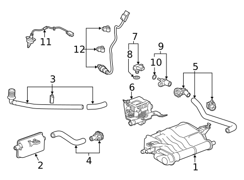 Emission Components for 2019 Honda Accord #0
