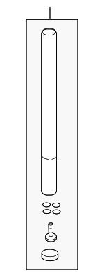 5Q0298403A - HVAC: Dehydrator for Volkswagen: Arteon, Golf, Golf Alltrack, Golf R, Golf SportWagen, GTI, Jetta, Taos, Tiguan Image