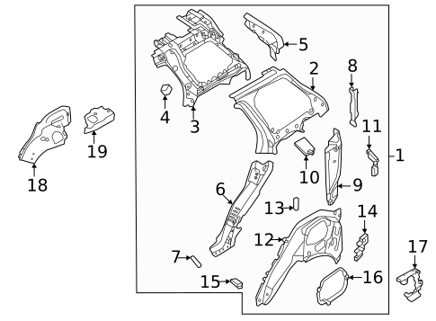 Inner Structure for 2022 Land Rover Range Rover #1