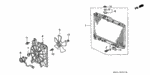19013P8CA01 - Electrical/Exhaust/Heater/Fuel: PLATE, DRAIN for Honda Image