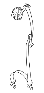 64665SC020AP - : Lap &amp; Shoulder Belt for Subaru Image