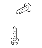 1244205207K - Body: Bumper Cover Screw for Hyundai Image