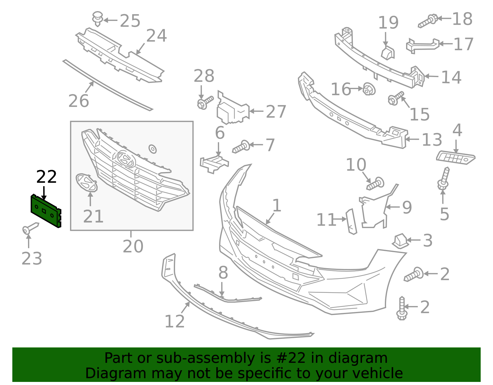 License Molding 86519-F2NB0 | MotorMotor