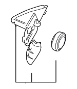 8D1858531J3FZ - Body: Mount Base for Audi: A4, A4 Quattro, S4 Image