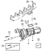 R5143256AA - Fuel: Turbocharger for Mopar Image