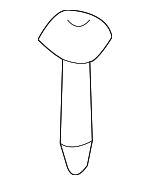 8534186Z00 - Body: Headrest Guide for Suzuki Image