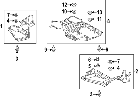 Under Cover & Splash Shields for 2025 Toyota Camry #0