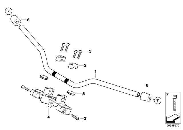 32717721634 - : Handlebar Vibration Absorber for BMW-Motorrad Image