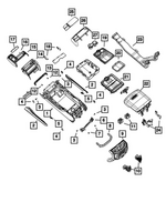 6YB453X7AA - : Console End Cap for Mopar Image