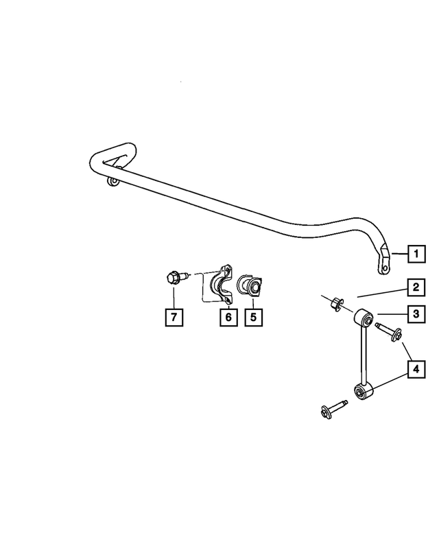 V2089467AB - Front Suspension: Stabilizer Bar Link Assembly for Mopar Image