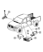 56043167AB - Restraints: Impact Sensor for Mopar Image