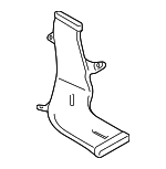 51477307881 - Body: Rear Duct for BMW: 228 xDrive Gran Coupe, 228i Gran Coupe, 228i xDrive Gran Coupe, M235i xDrive Gran Coupe, X1, X2 Image