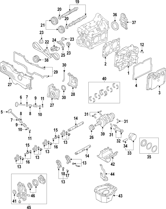 12033AB010 - : Engine Piston Ring for Subaru Image