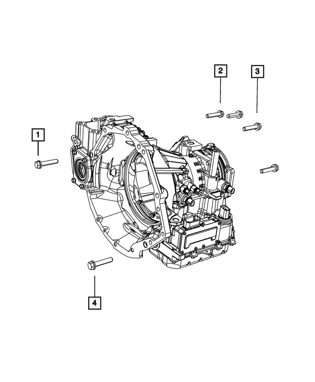 6501742 - 4-Speed; Automatic VLP Transaxle: Hex Head Bolt And Washer for Mopar Image