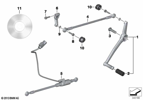 Outside Shift-Control Components for 2012 BMW-Motorrad S 1000 RR #0
