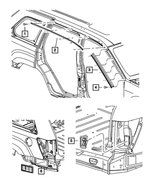 55369359AB - Exterior Ornamentation: Retainer Seal, Left for Jeep: Commander Image