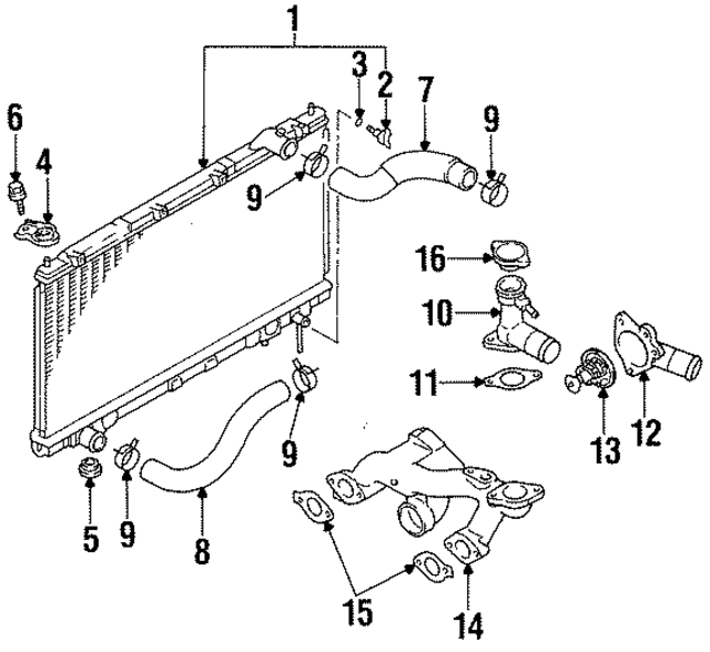 MR385508 - Cooling System: Radiator for Mopar Image