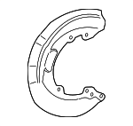 4778150060 - Brakes: Splash Shield for Lexus: LS460, LS600h Image