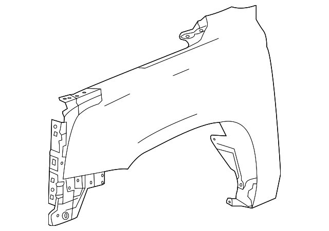 2015-2020 GMC Front Passenger Side Fender 84216912 GM | GMPartsDirect.com
